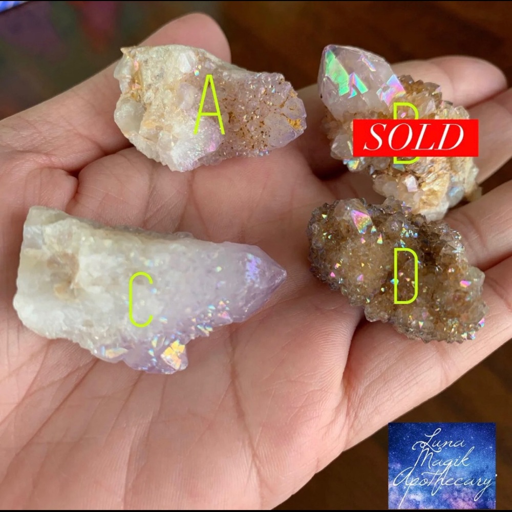 ✨Angel Aura Spirit Quartz✨ - Picture 2 of 2